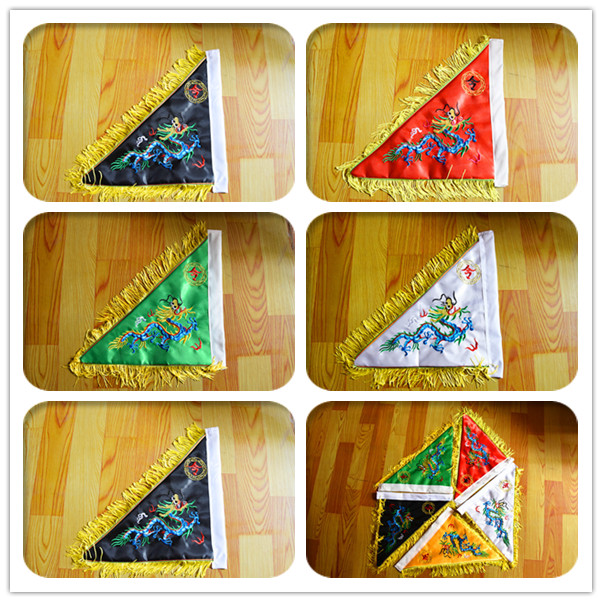 仙令道教五龙五行旗底座破关布道家令旗五色八卦仙令旗佛家五方旗